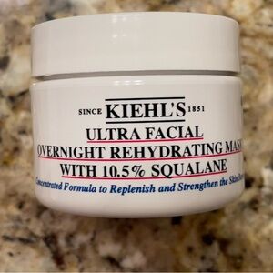 Kiehl's Ultra Facial Overnight Hydrating Mask with 10.5% Squalane NWT